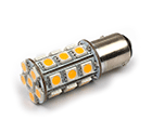 LED Lamp 12V, 3W, BA15S, Wit, rond, dimbaar
