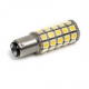 LED Lamp 12V, 5W, BAY15D, Wit, rond, dimbaar