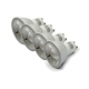 LED Lamp 230V, 3W, Warmwit, GU10, dimbaar, CRI 90, 4x