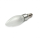 LED Lamp 230V, kaars, 3W, Warmwit, E14, dimbaar, mat