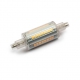 LED lamp 230V, 6W, R7S, Warmwit